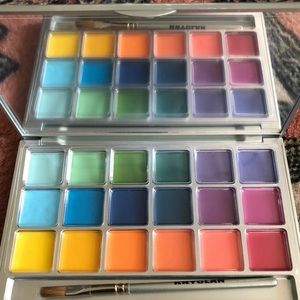 Kryolan Pro Make-up 18 color eyeshadow palette NIB